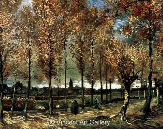 JH959, Lane with Poplars, 1885